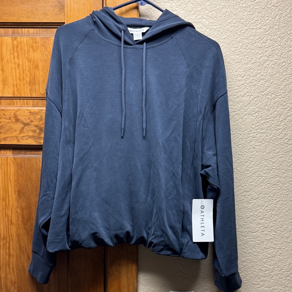 Athleta Seasoft Bubble Hen Hooded Sweatshirt